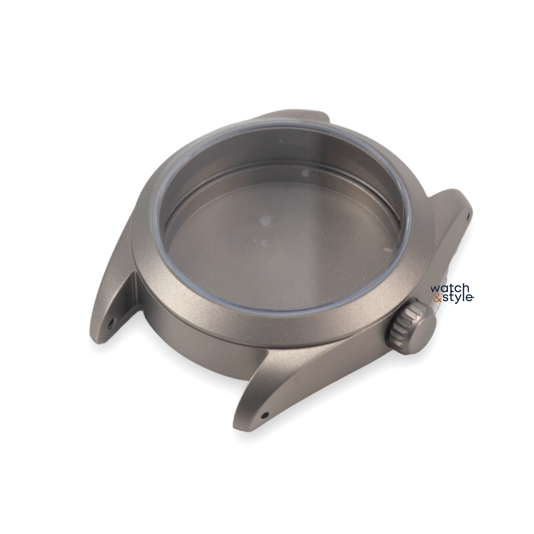 RC1359 36mm Explorer Style Case Sandblasted Titanium Watch Style