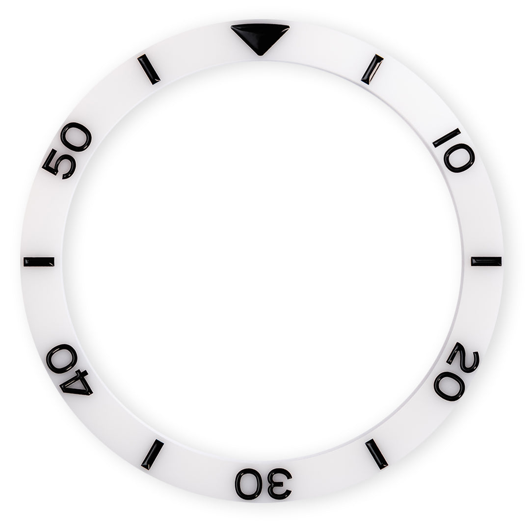 CI0975 SKX007/SRPD White Flat Ceramic Bezel Insert Watch&Style