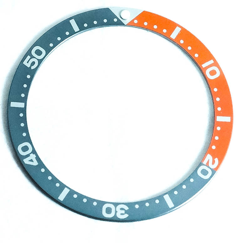 AI0060 SKX007/SRPD Aluminum Bezel Insert - Orange Gray – Watch and
