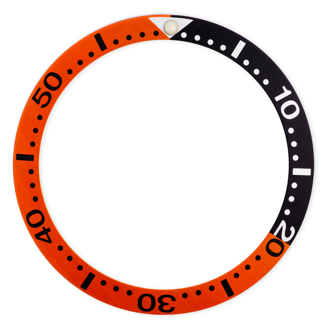 AI0083 SRP Turtle Aluminum Bezel Insert Black/Orange – Watch and