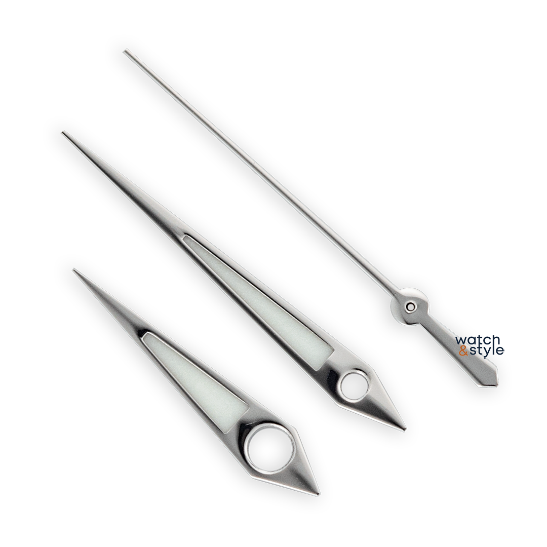 H1227 GS Dauphine Hands BGW9 Lume Polished Silver Watch Style