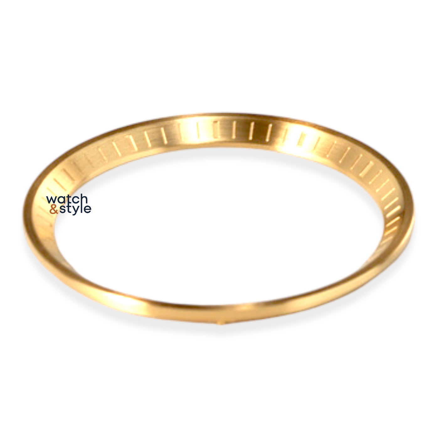 Seiko Brushed Gold SRPE Chapter Ring with laser marker