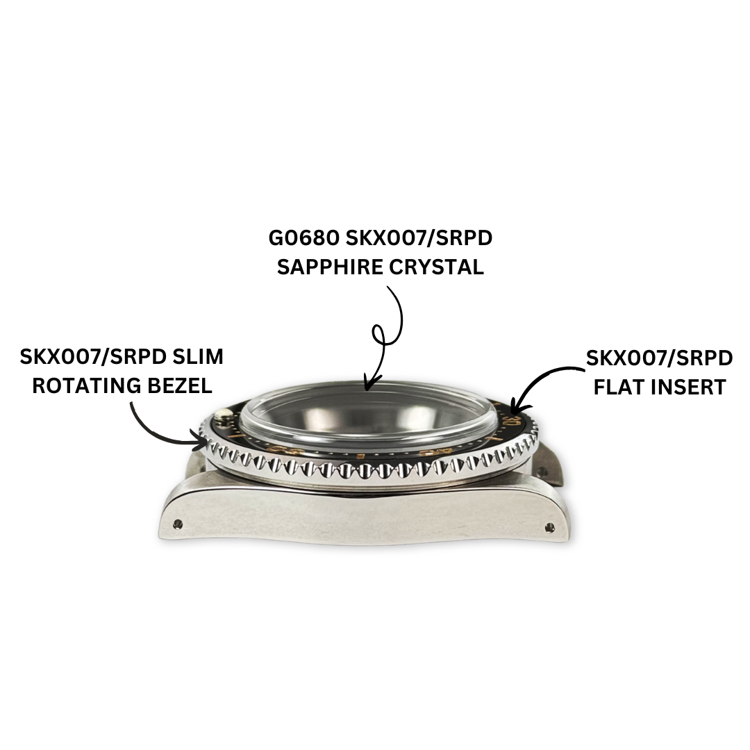R1261 SKX007/SRPD Slim Coin Edge Bezel - Polished Gold – Watch and