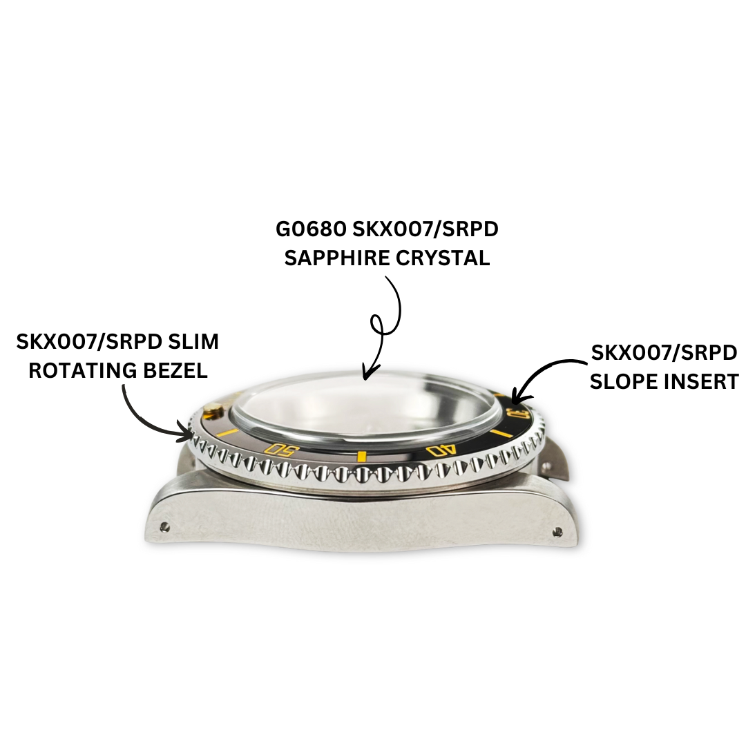 R0812 SKX007/SRPD Slim Coin Edge Bezel - Polished Steel – Watch