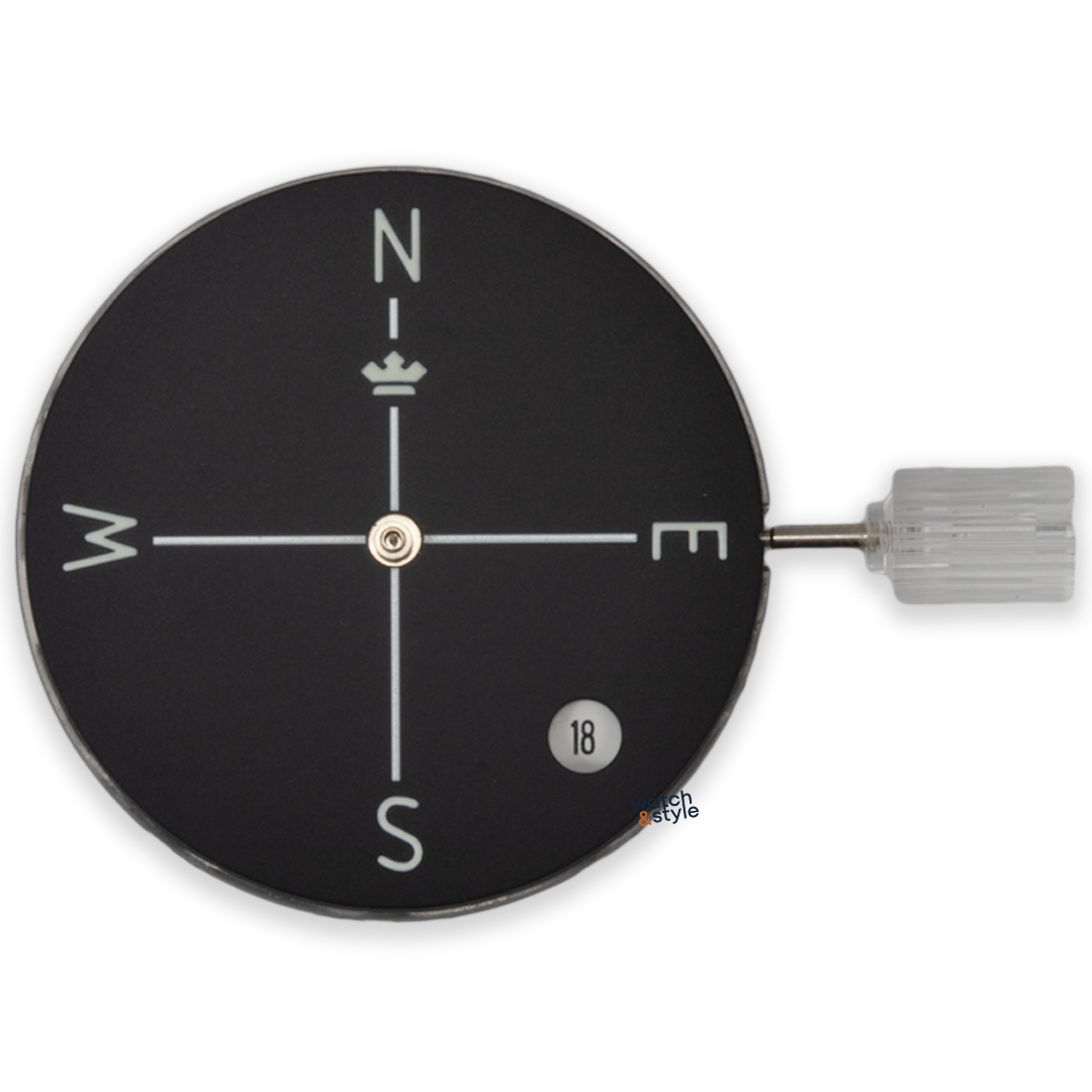 W1441 5 o'clock Window Date Wheel Disc - White – Watch and Style