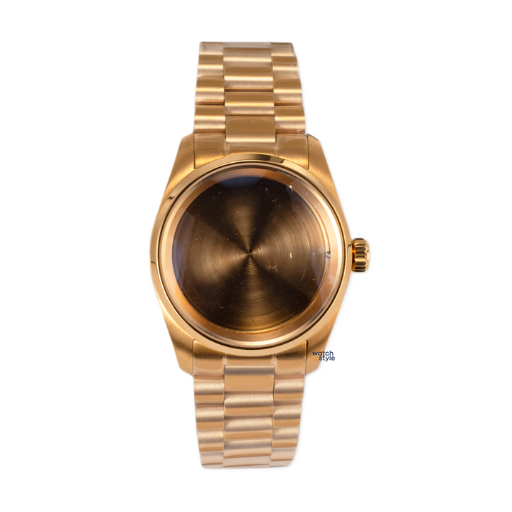 RC0996 36mm Explorer Case, Gold – Seiko Mod | Watch&Style