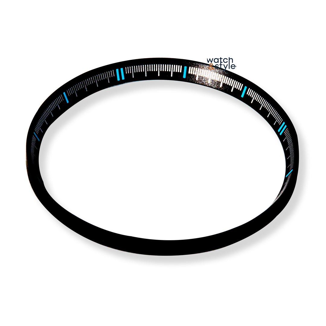 SKX007 SRPD Chapter ring micro marker with Blue hour marker