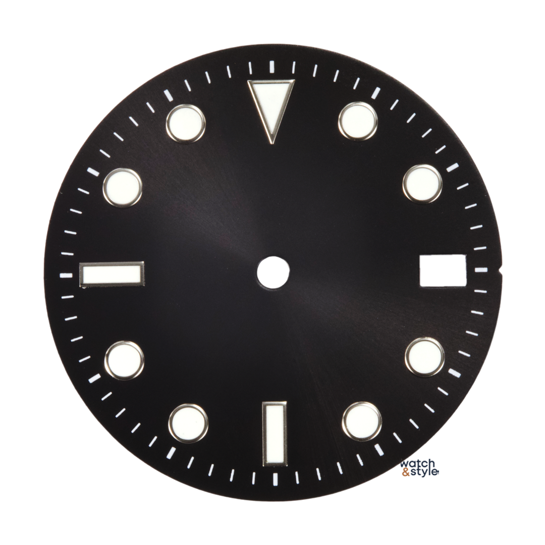 D0592 Sub Style Dial - Sterile - Sunburst Black