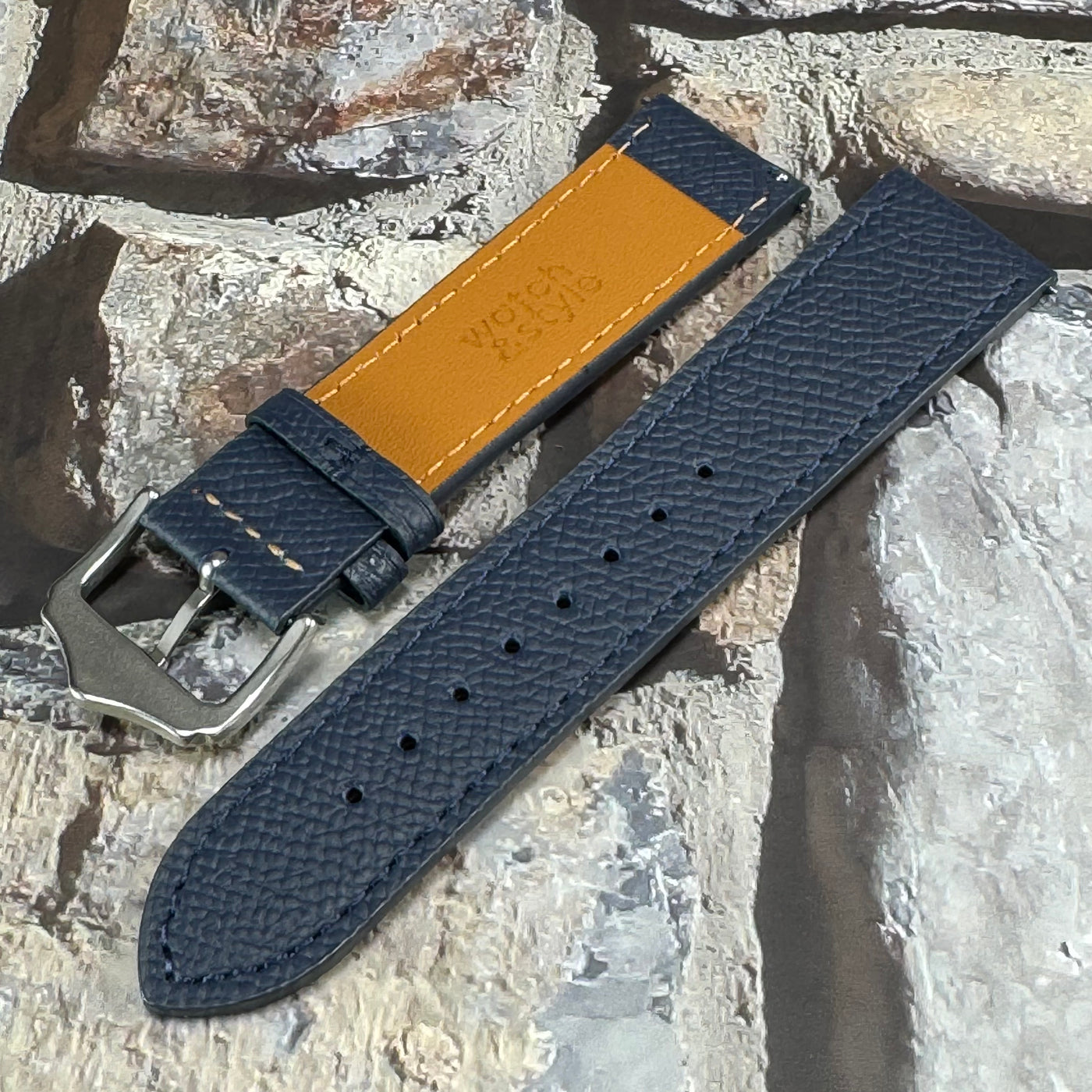 Pebbled Leather Strap