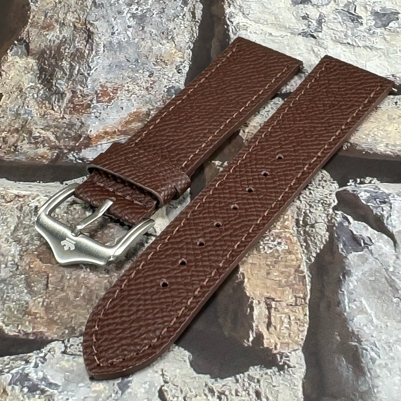 Pebbled Leather Strap