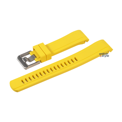 RS0959 SKX007SRPD FKM Rubber Strap - Yellow