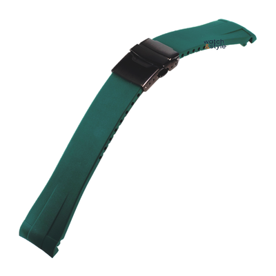 RS0963 SKX007 FKM Rubber Strap - Green