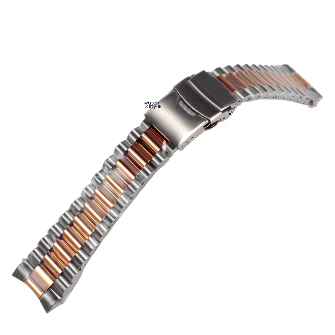 SB1364 36mm President Bracelet - Two Tone - Steel/Rose Gold