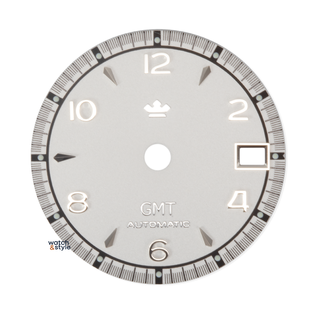 D1654 Alpinist Style GMT Dial - Matte White – Watch and Style