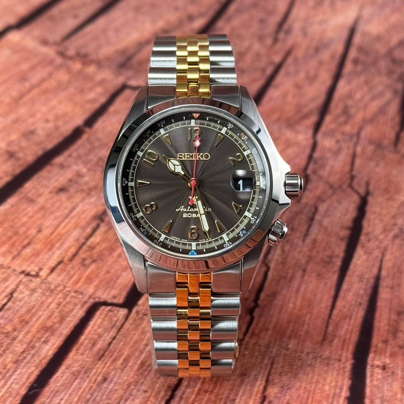 SB1248 Seiko Alpinist (SARB017) Two Toned Jubilee Bracelet -Steel/Gold