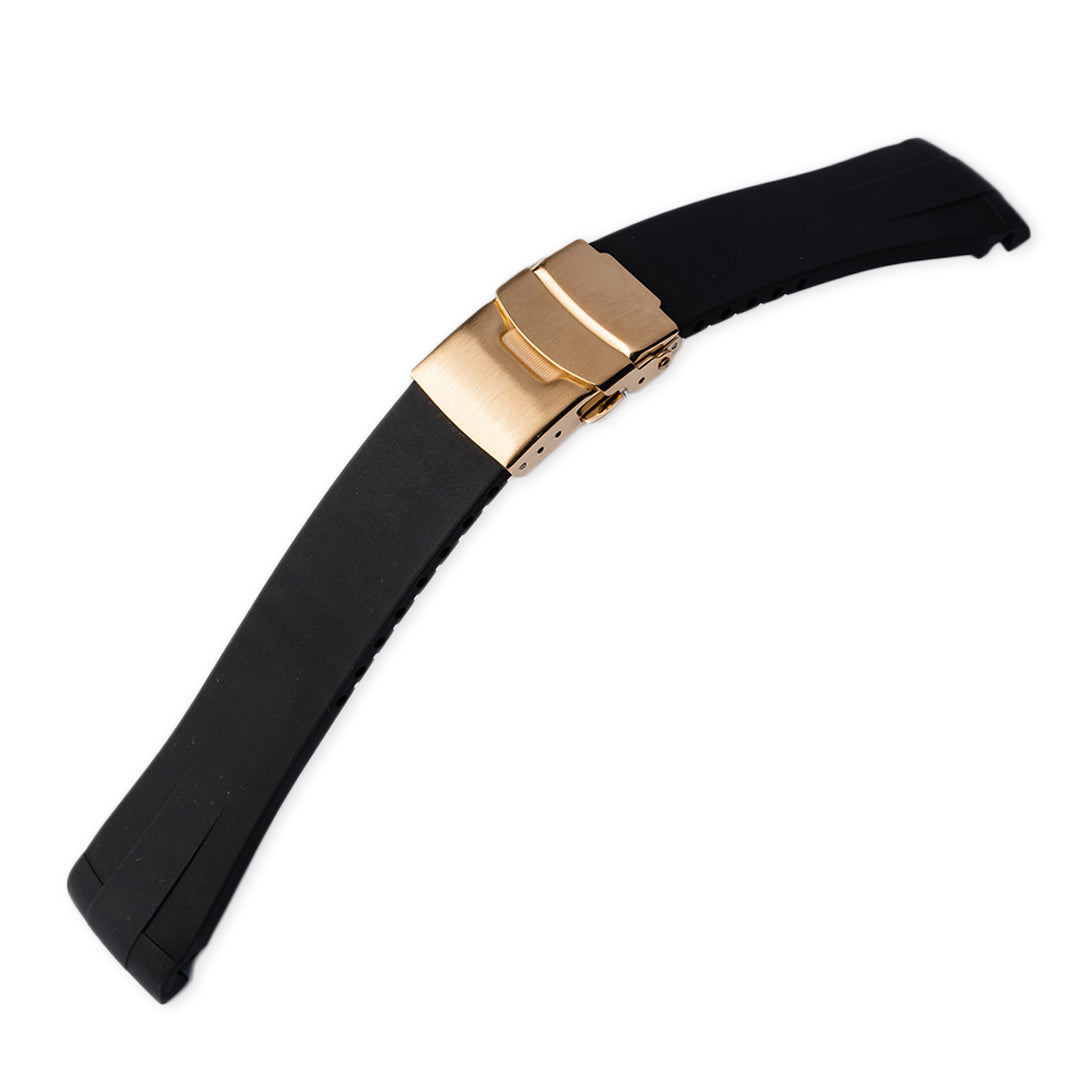 RS0966 SKX007 FKM Rubber Strap - Black – Watch and Style