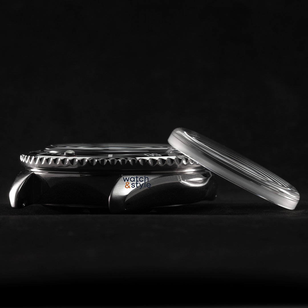 G0342 SKX007/SRPD Flat Sapphire Crystal - For NH34 Movement Clear