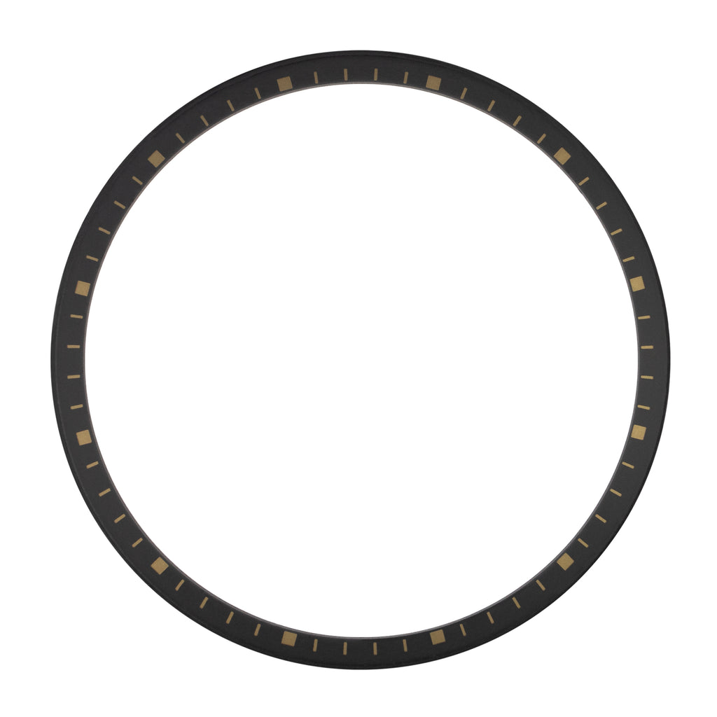 C0179 SKX007/SRPD Chapter Ring - Black with Gold Marker 