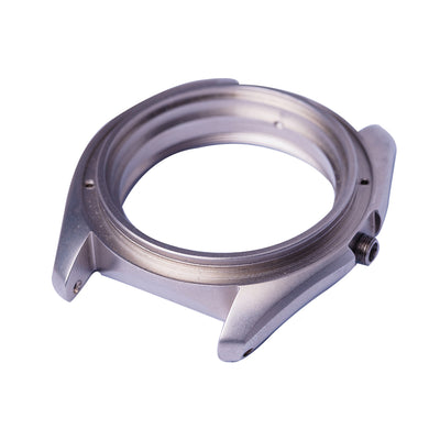 RC0325 SKX007 Replacement  Case - 3 O'clock Crown -  Sandblasted