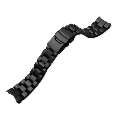 SB0814 Samurai Hexad Bracelet - Sandblasted Black