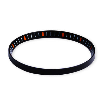 SKX007 Matte Black Chapter Ring with Orange marker