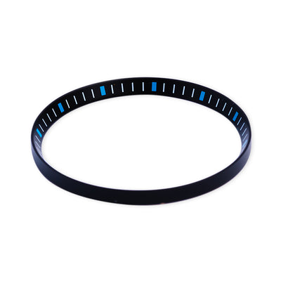 C0771 SKX007 Chapter Ring - Black with big blue marker