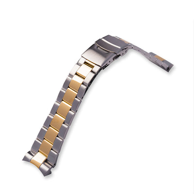 SB0628 SKX007 Oyster Bracelet - Two-Tone Steel/Gold Finish