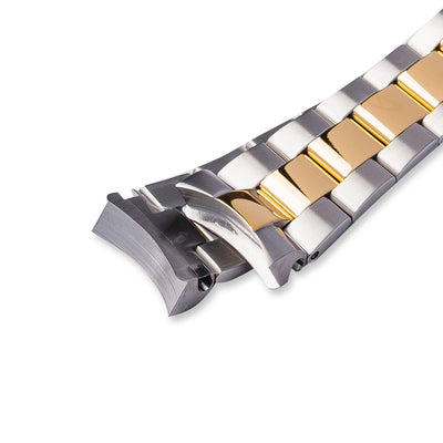 SB0628 SKX007 Oyster Bracelet - Two-Tone Silver/Gold Finish