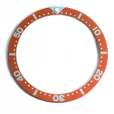 SKX007 Orange Aluminum Bezel Insert - Watch&Style
