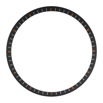 C0531 SKX007 Chapter Ring-Black with Orange Marker (slim marker)