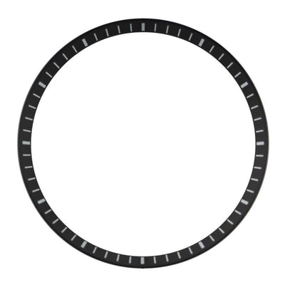 SKX007 Matte Black Chapter Ring with White marker