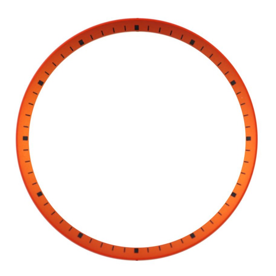 SKX007 Orange Chapter Ring with Black marker 