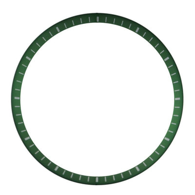 SKX007 Sunburst Green Chapter Ring with White marker