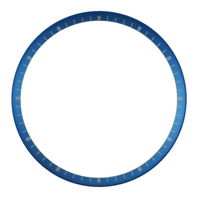 SKX007 Light Blue Chapter Ring with White marker