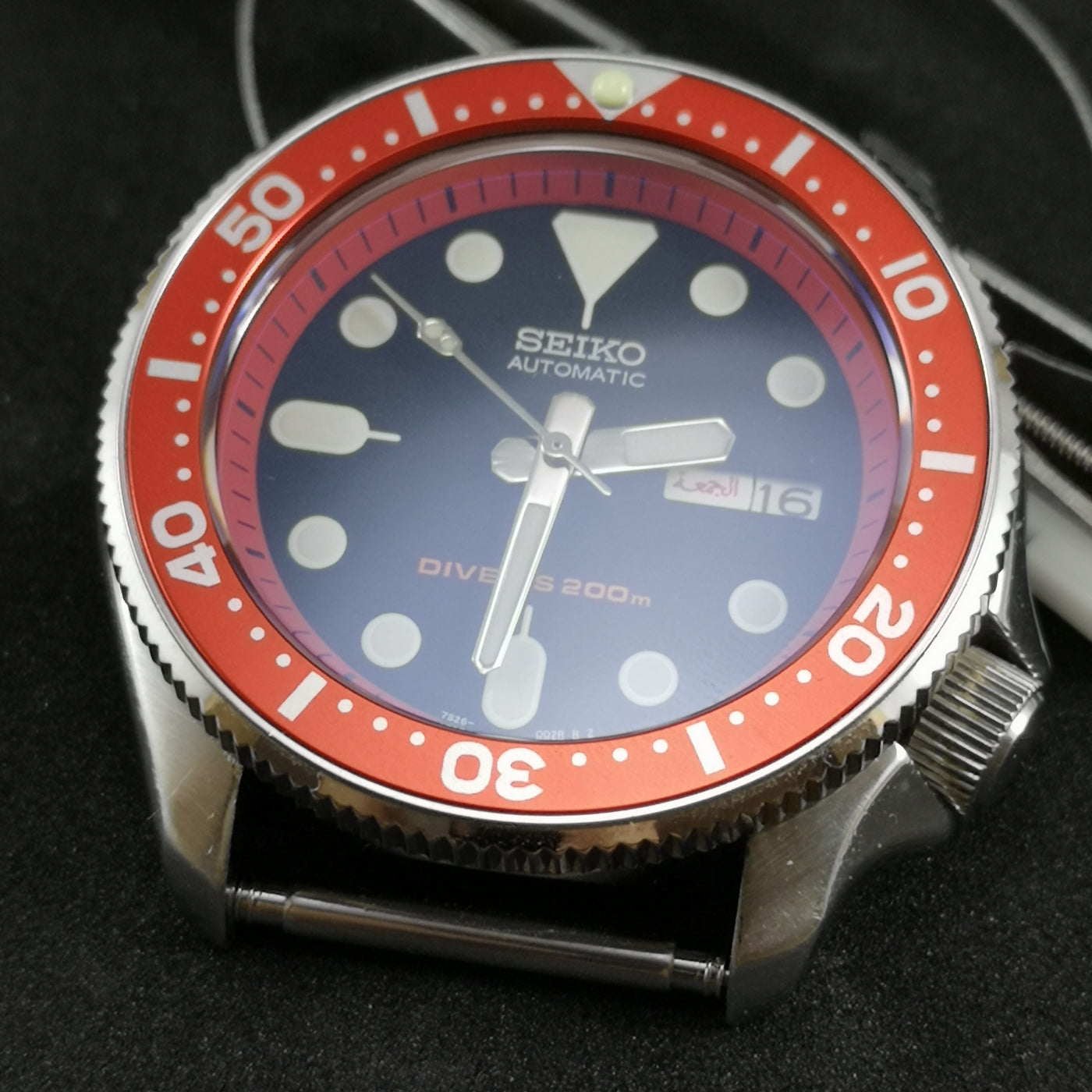 SKX007 Red Aluminum Bezel Insert - Watch&Style