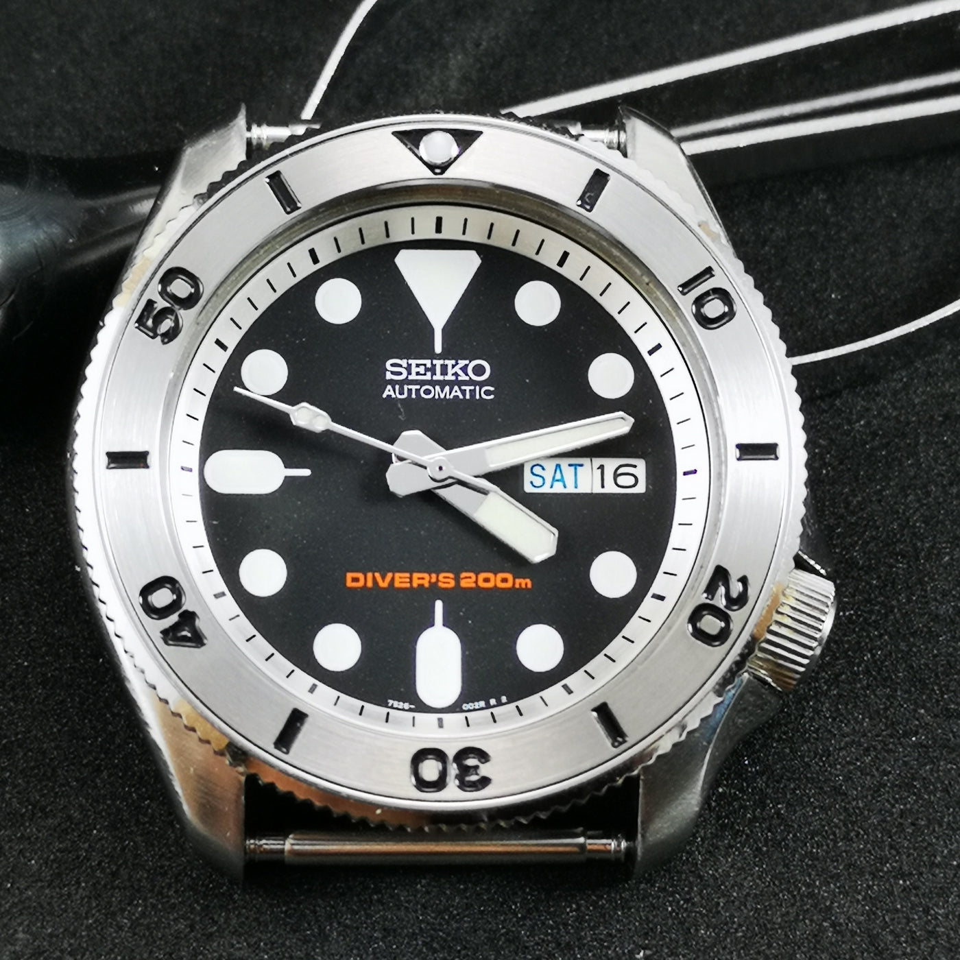 Black Seamaster Style - SKX007 Stainless Bezel Insert - Watch&Style