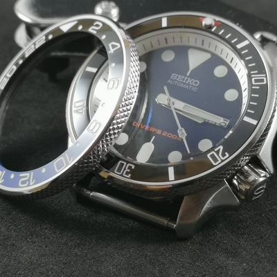 SKX007 Polished Silver Atlas Rotating Bezel - Watch&Style