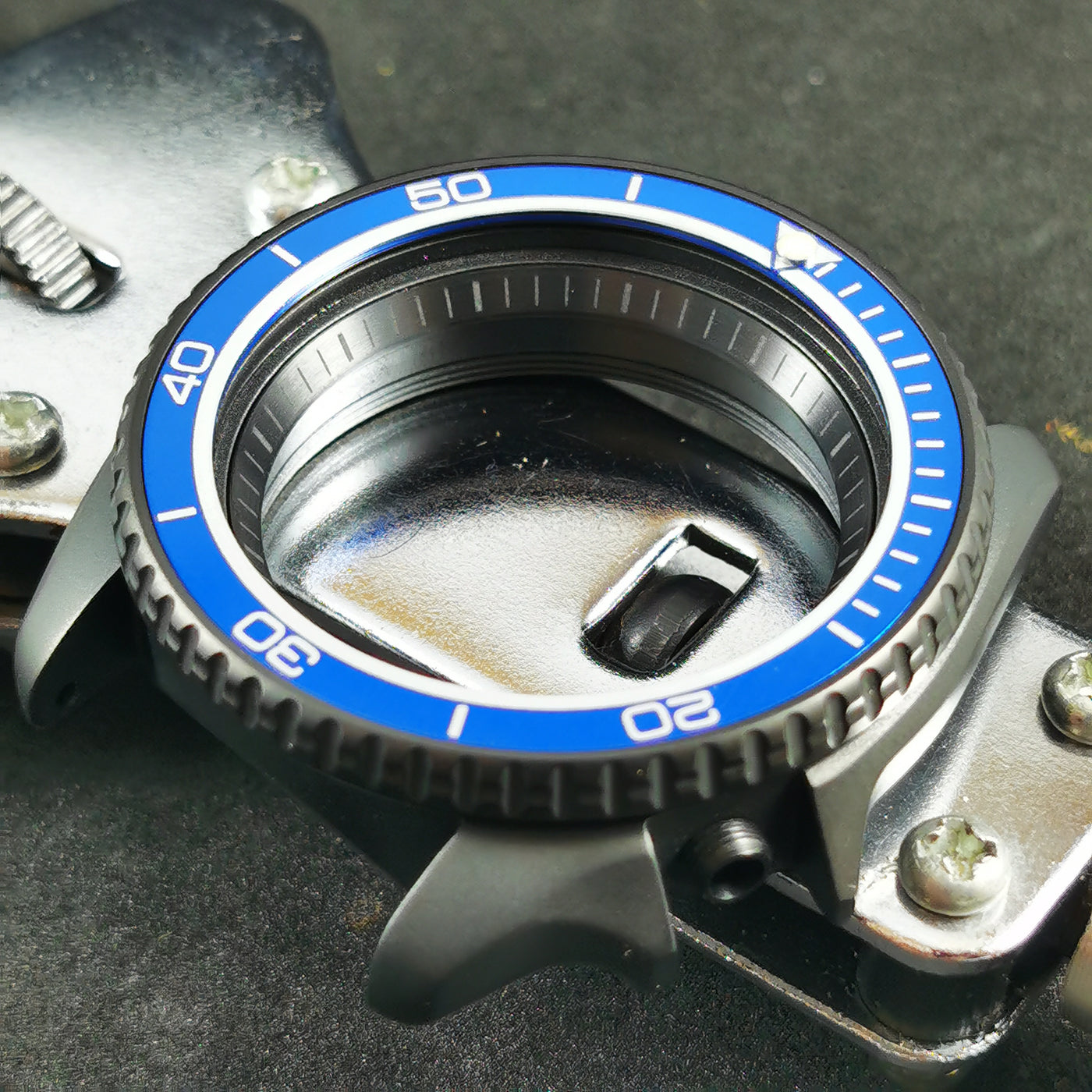 AI0080 SKX007/SRPD Aluminum Bezel Insert - Blue PO Style