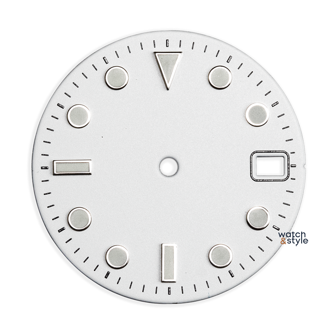D1221 Sub Style Dial - Sterile - White – Watch and Style