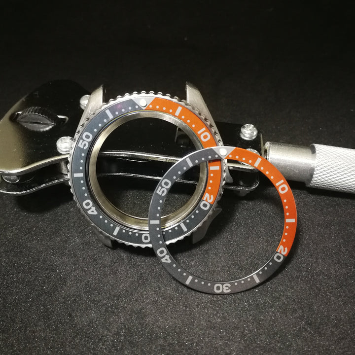 AI0060 SKX007 Insert, Orange-Gray – Seiko Mod | Watch&Style