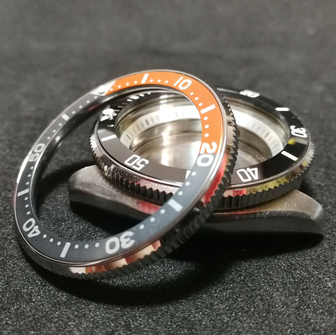 AI0060 SKX007/SRPD Aluminum Bezel Insert - Orange Gray – Watch and