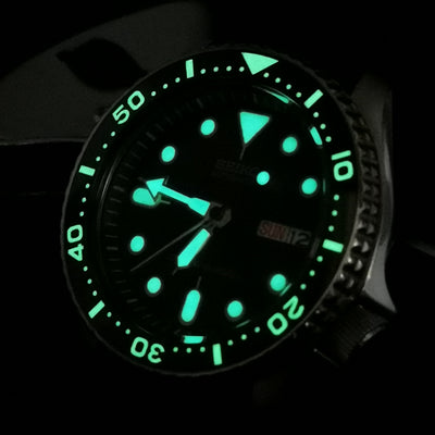 SKX007 Luminous SKX Black Ceramic Bezel Insert - Watch&Style
