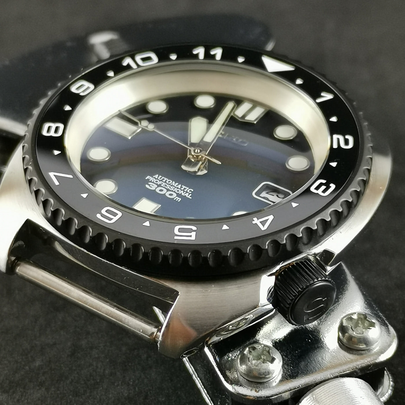 SRP Turtle Re-issue Matte Black Sub Style Bezel - Watch&Style