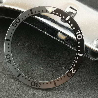 SRP Turtle Black Gray II Aluminum Bezel Insert - Watch&Style