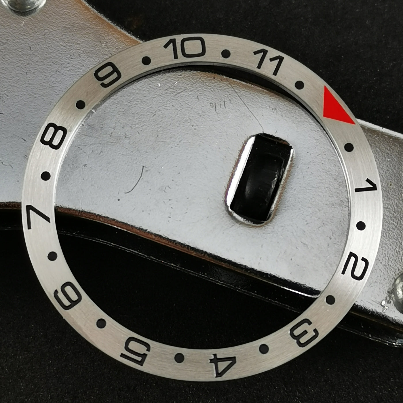 SI0111 SRP Turtle Re-issue Stainless Bezel Insert - DT Red