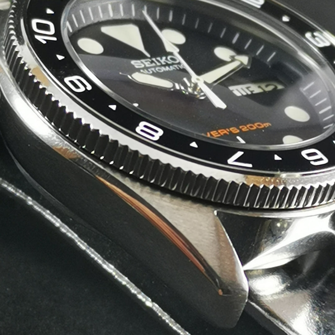 R0162 SKX013 Coin Edge Rotating Bezel Polished Steel – Watch and