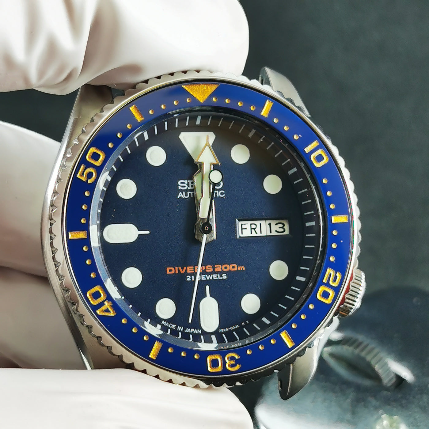 Ceramic Bezel Insert Skx007 Blue Dial SKX/SSK