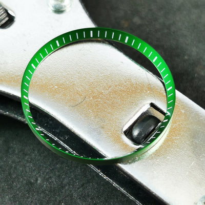 C0184 SKX007 Chapter Ring - Green with Marker