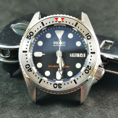 SI0114 SKX013 Stainless Bezel Insert - SKX Style Red