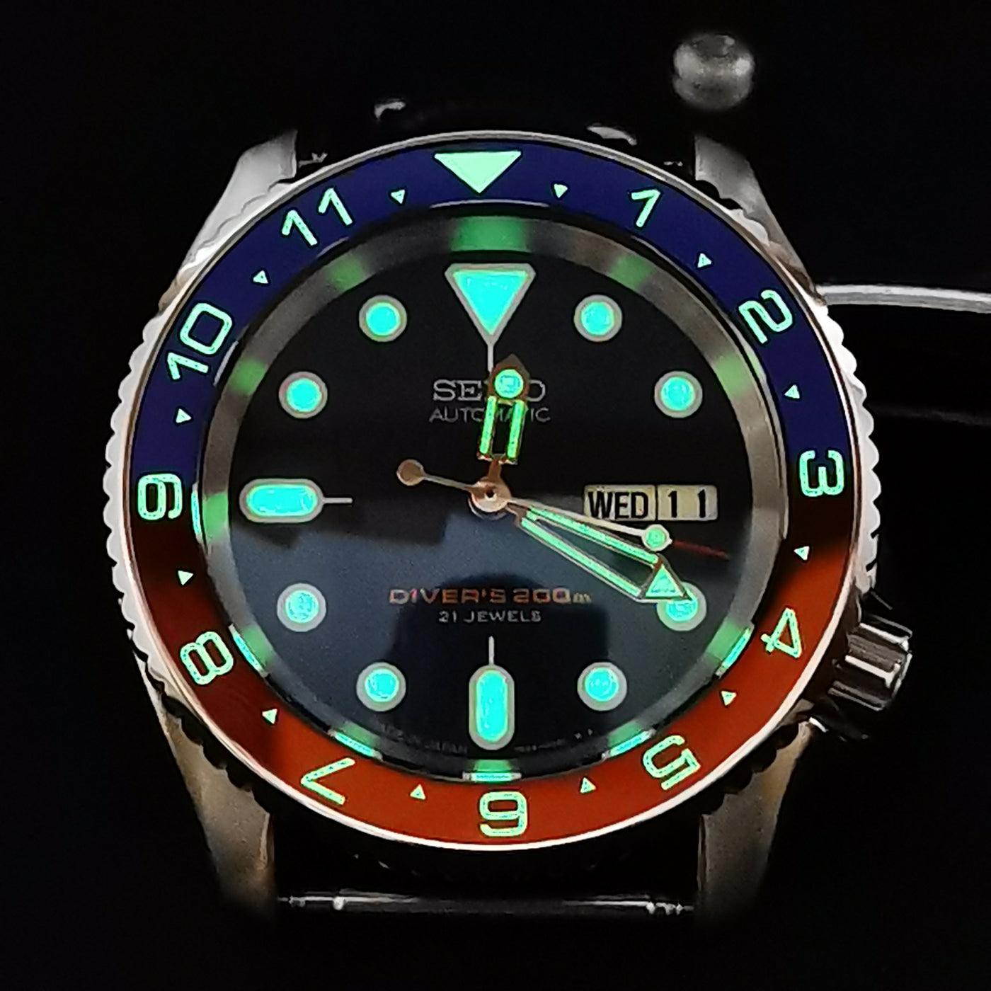 Skx007 Srpd Seiko Skx Pepsi Bezel Insert CI0032 SKX007/SRPD